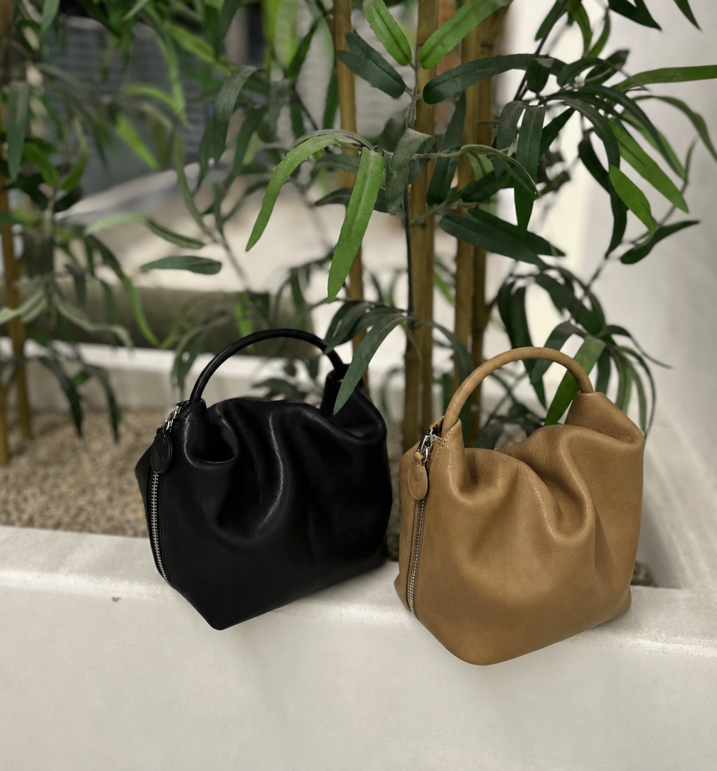 [100% LAMBSKIN] LUMI VEGETABLE-TANNED LAMBSKIN MINI BAG