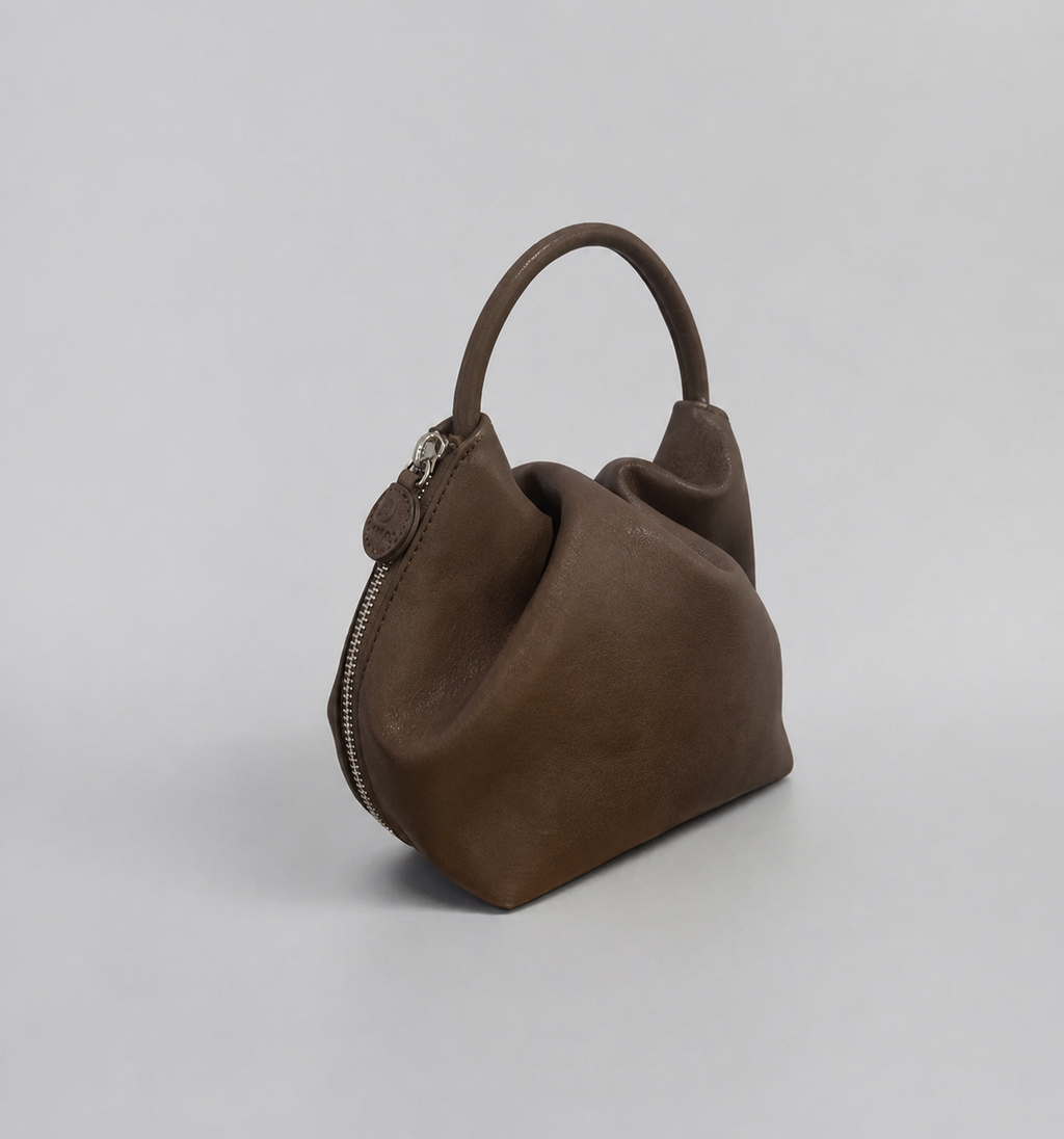 [100% LAMBSKIN] LUMI VEGETABLE-TANNED LAMBSKIN MINI BAG