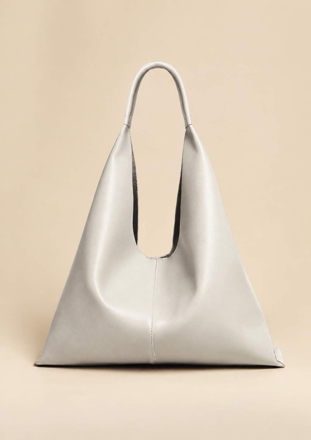 [100% KIPSKIN COWHIDE LEATHER] AVEN FLOW SHOULDER BAG