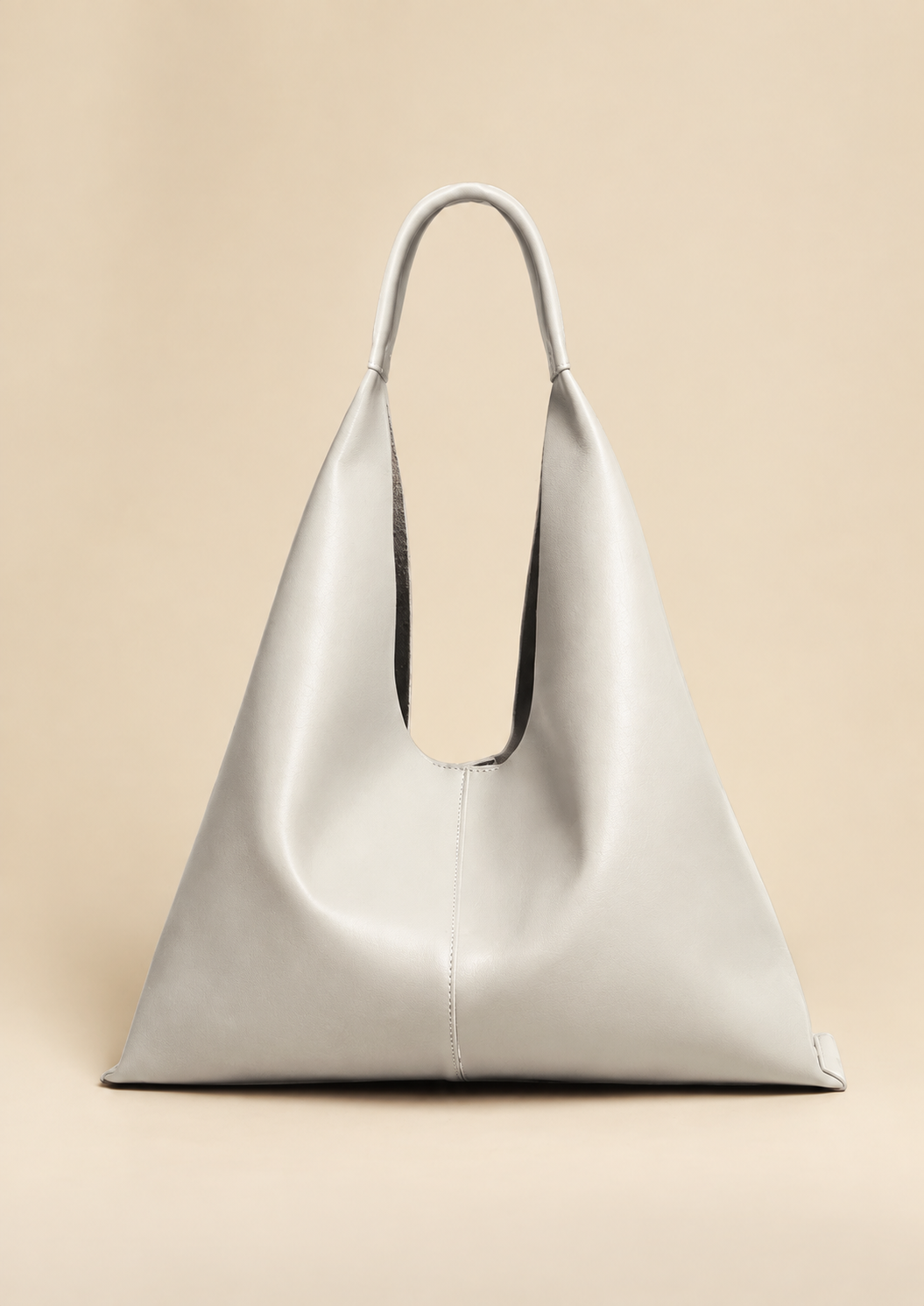 [100% KIPSKIN COWHIDE LEATHER] AVEN FLOW SHOULDER BAG