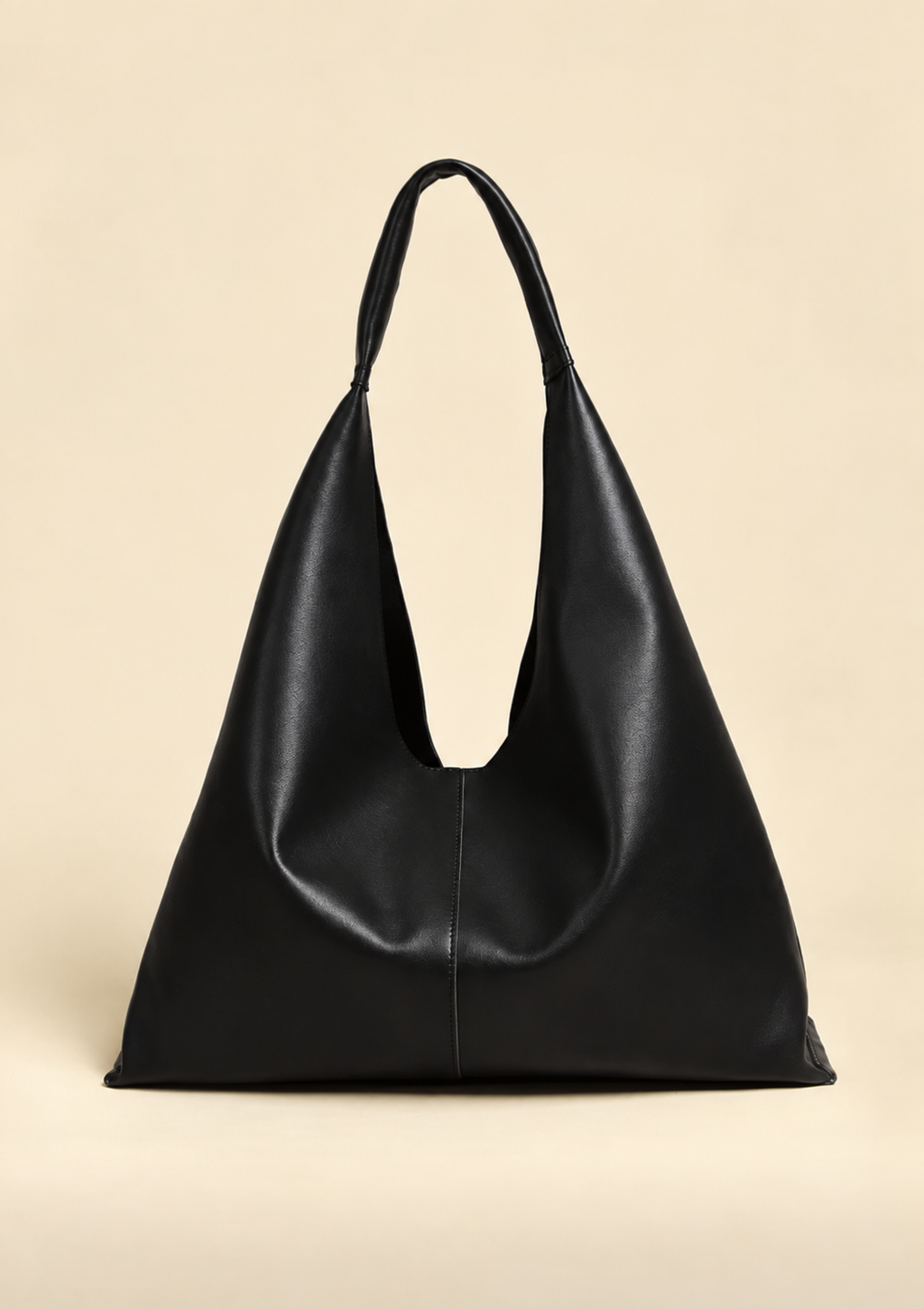 [100% KIPSKIN COWHIDE LEATHER] AVEN FLOW SHOULDER BAG