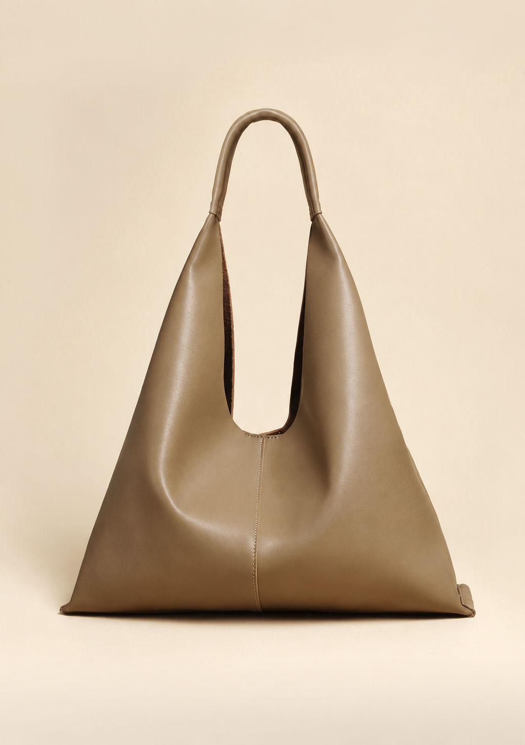 [100% KIPSKIN COWHIDE LEATHER] AVEN FLOW SHOULDER BAG