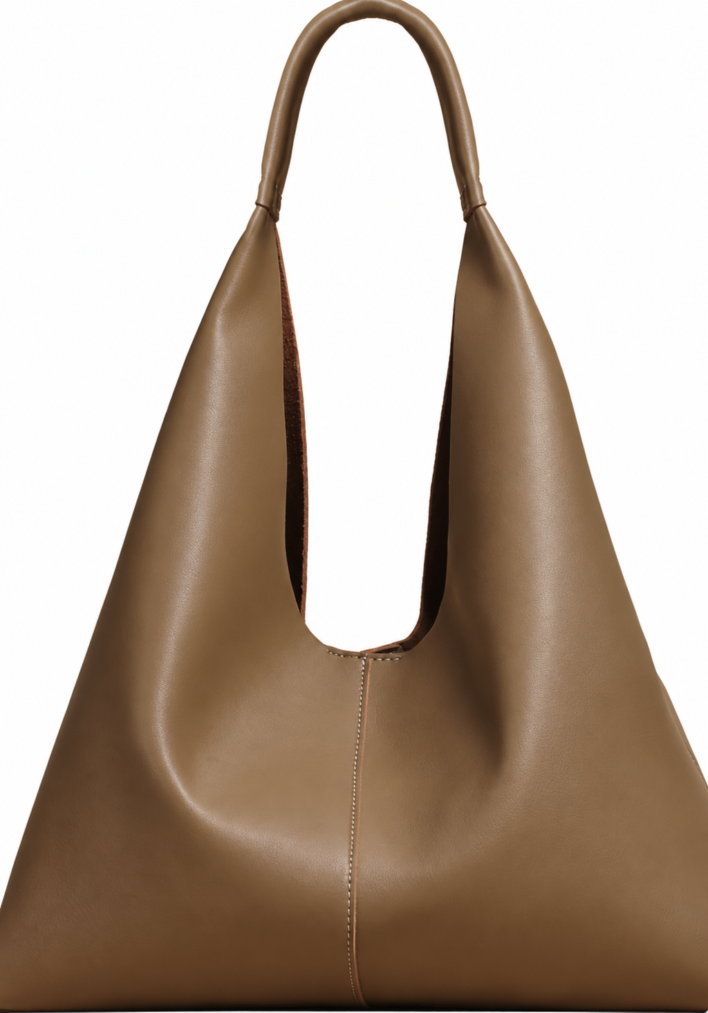 [100% KIPSKIN COWHIDE LEATHER] AVEN FLOW SHOULDER BAG