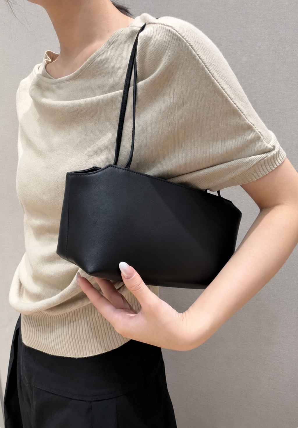 [100% LAMBSKIN LEATHER] MIRA MINI SHOULDER BAG