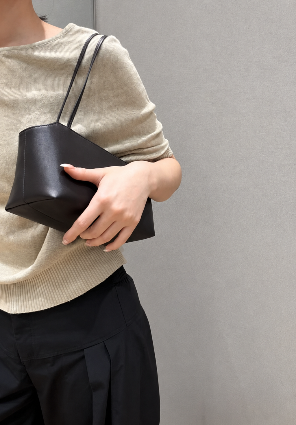 [100% LAMBSKIN LEATHER] MIRA MINI SHOULDER BAG