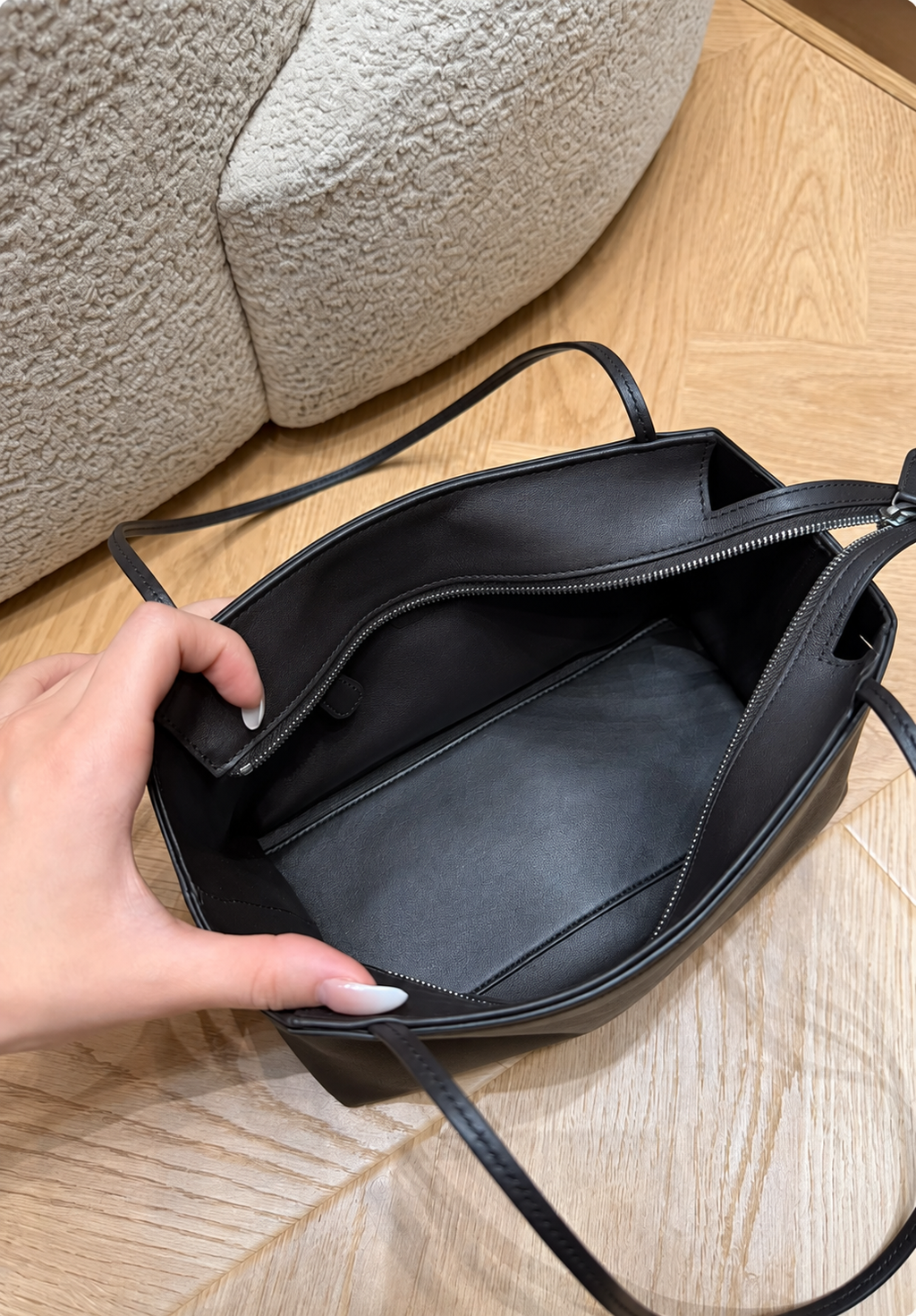 [100% LAMBSKIN LEATHER] MIRA MINI SHOULDER BAG