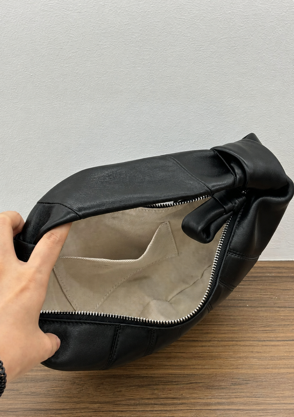 [100% LAMBSKIN LEATHER] FORTUNE MINI SHOULDER BAG