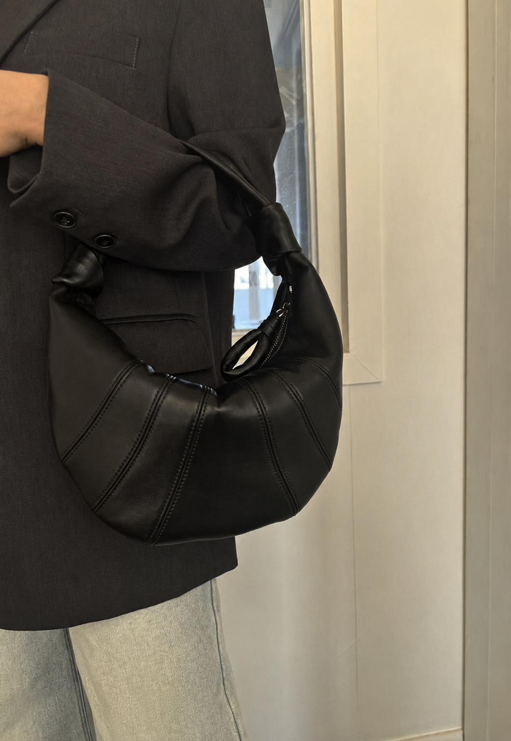 [100% LAMBSKIN LEATHER] FORTUNE MINI SHOULDER BAG