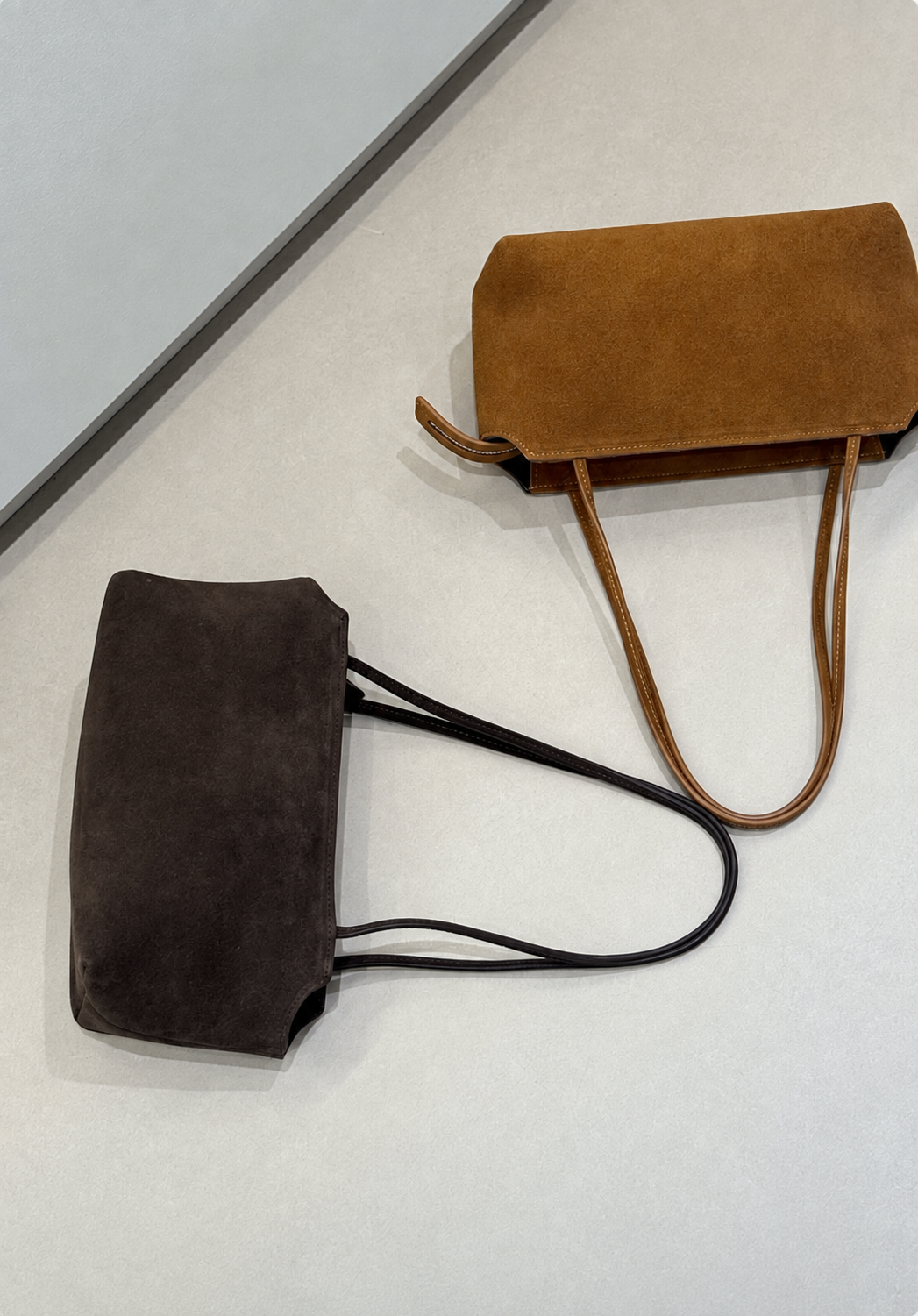 [100% COWHIDE SUEDE] ELIN MINI SUEDE SHOULDER BAG