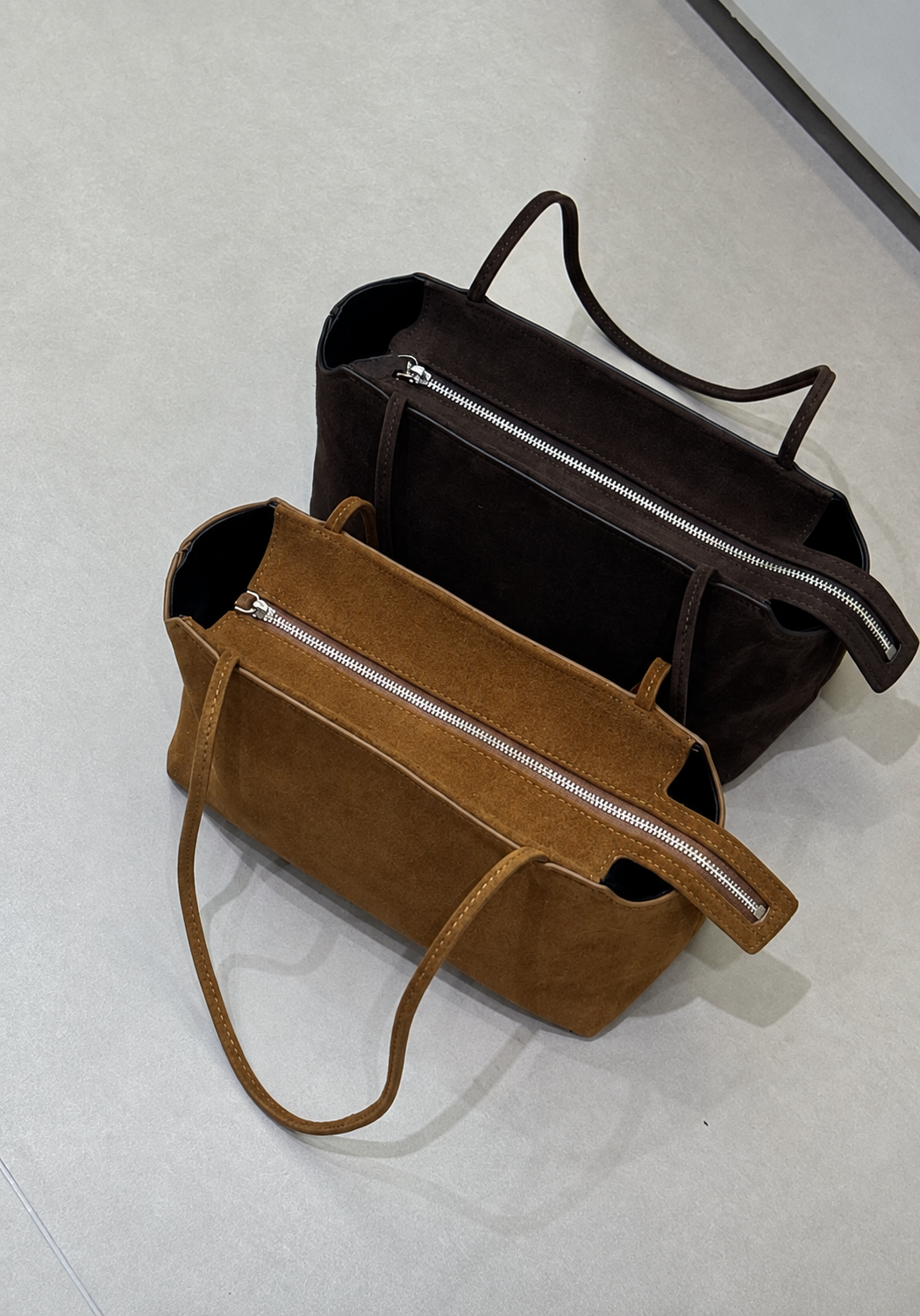 [100% COWHIDE SUEDE] ELIN MINI SUEDE SHOULDER BAG