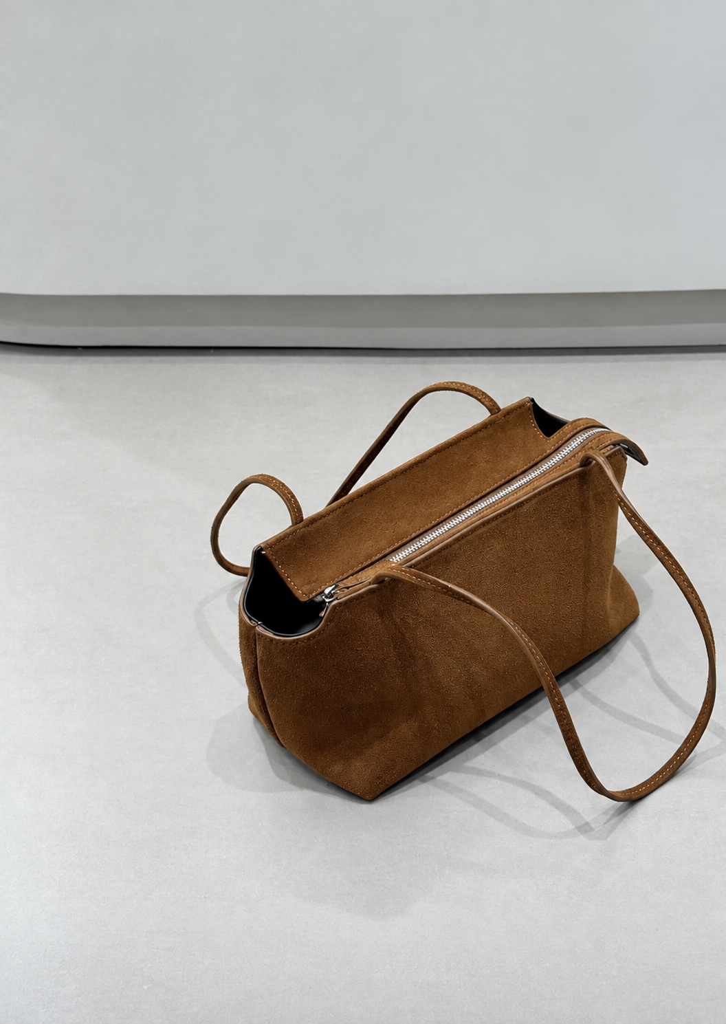 [100% COWHIDE SUEDE] ELIN MINI SUEDE SHOULDER BAG