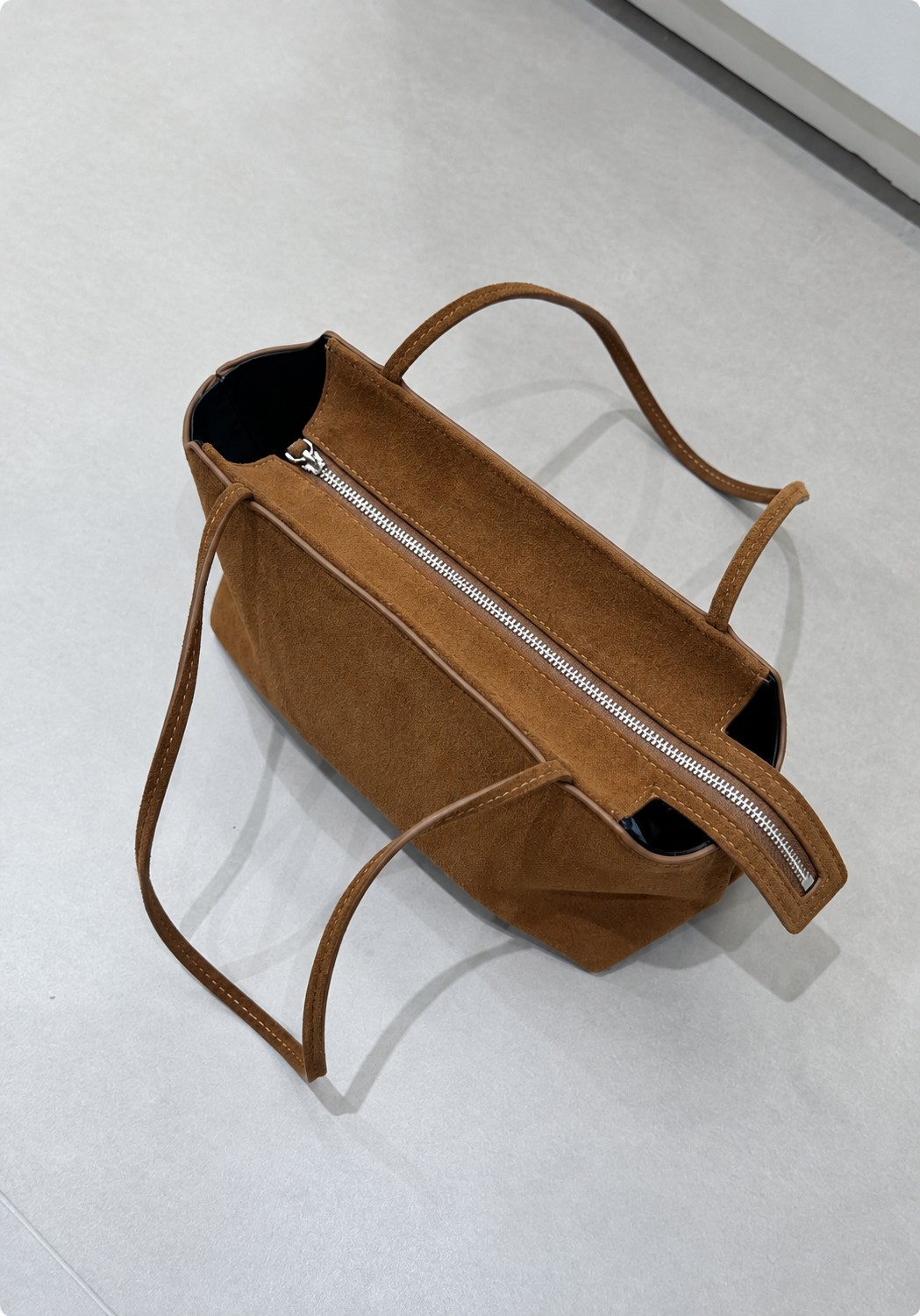 [100% COWHIDE SUEDE] ELIN MINI SUEDE SHOULDER BAG