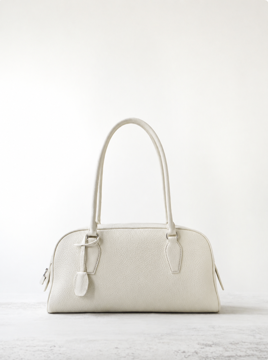 [100% COWHIDE LEATHER] ROEN BOSTON SHOULDER BAG
