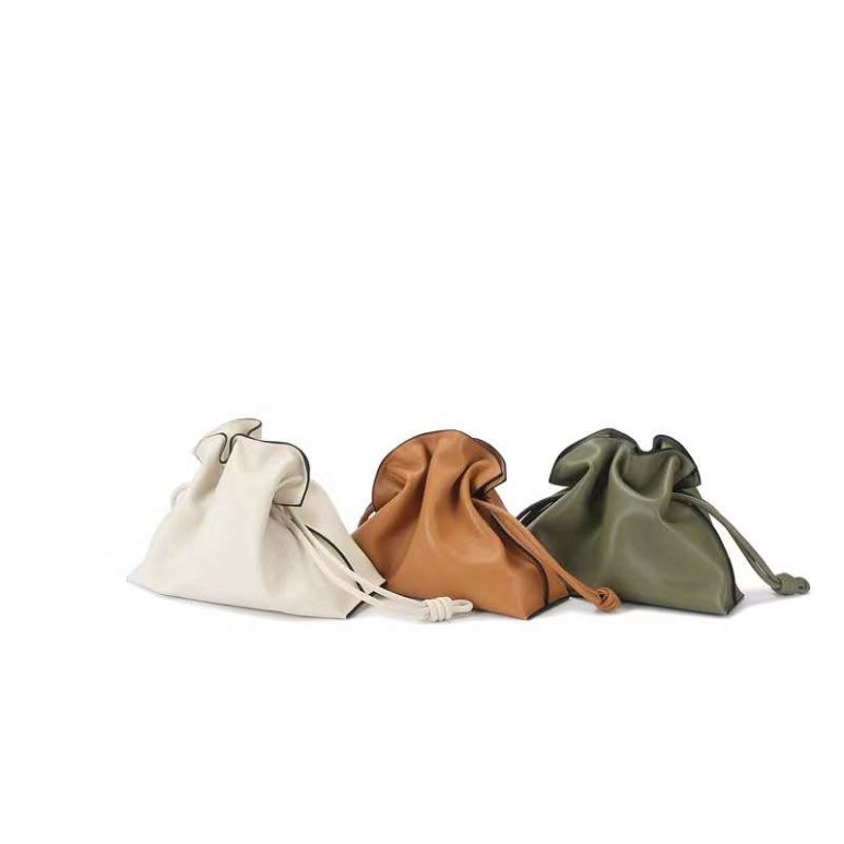 [100% COWHIDE LEATHER] NOLA DRAWSTRING SHOULDER BAG