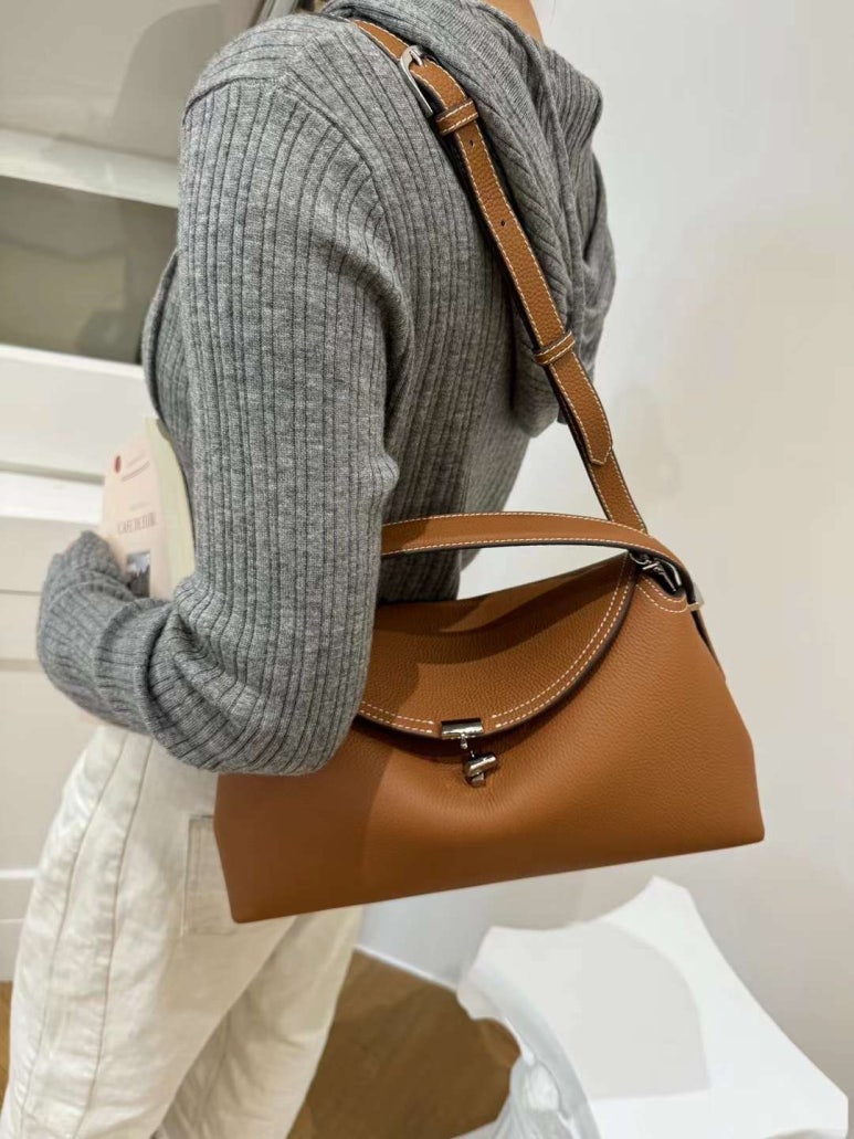 [100% COWHIDE LEATHER] ÉLAN TOGO SHOULDER BAG