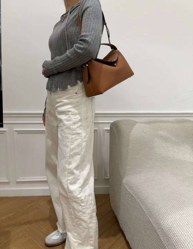 [100% COWHIDE LEATHER] ÉLAN TOGO SHOULDER BAG