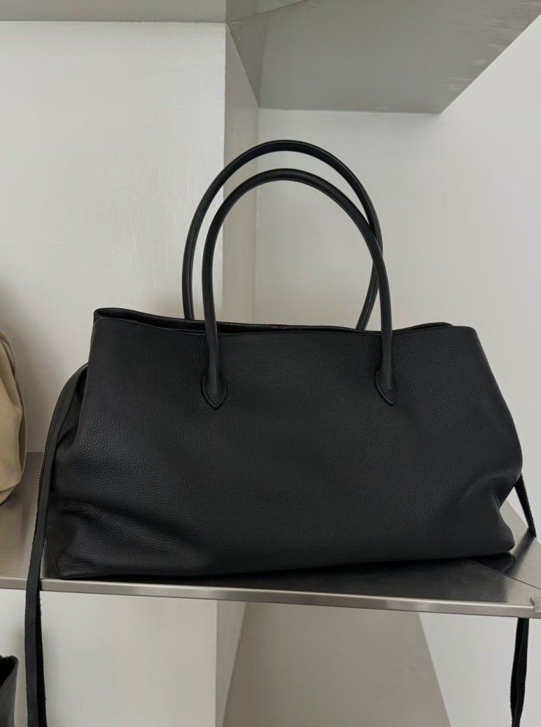 [100% COWHIDE LEATHER] LÉON LARGE TOTE BAG