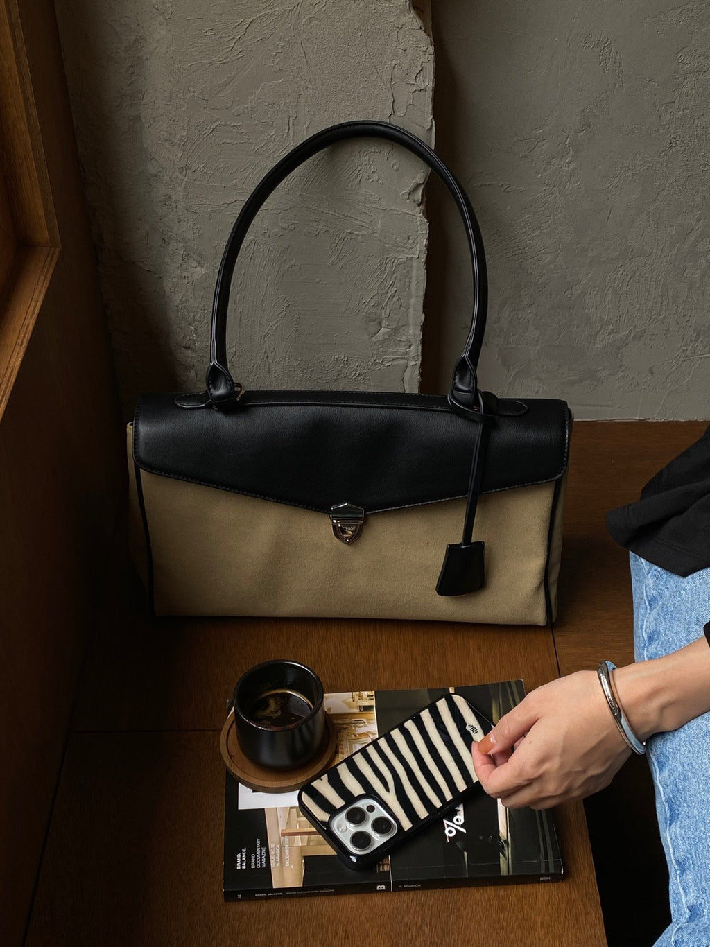 [PREMIUM PU LEATHER] VERO BRIEF SHOULDER BAG