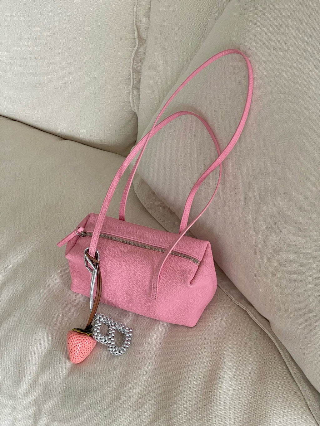 [100% COWHIDE LEATHER] MILO PUFF MINI BAG