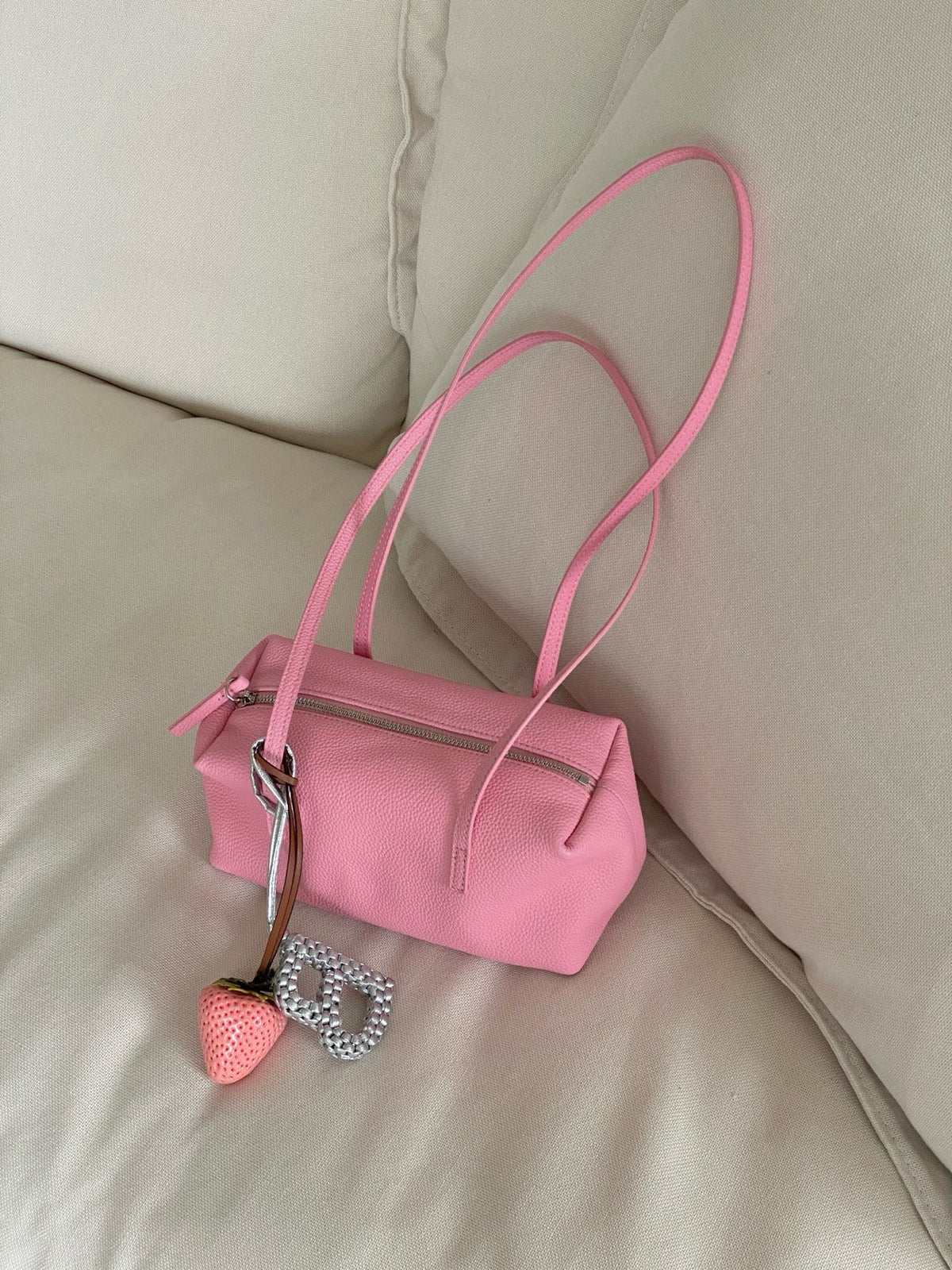 [100% COWHIDE LEATHER] MILO PUFF MINI BAG