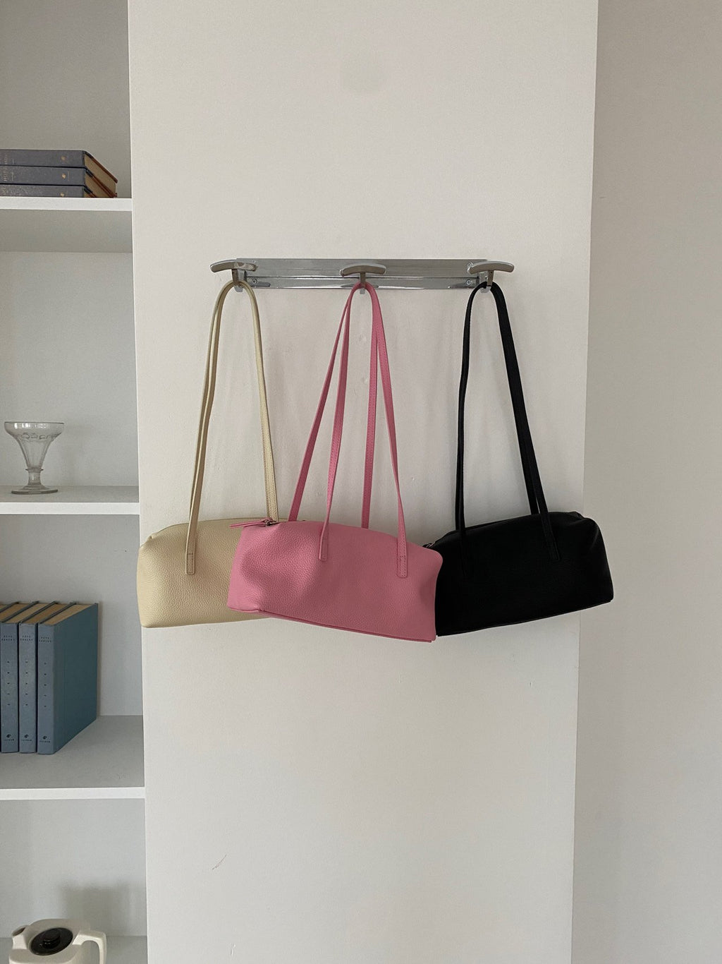[100% COWHIDE LEATHER] MILO PUFF MINI BAG