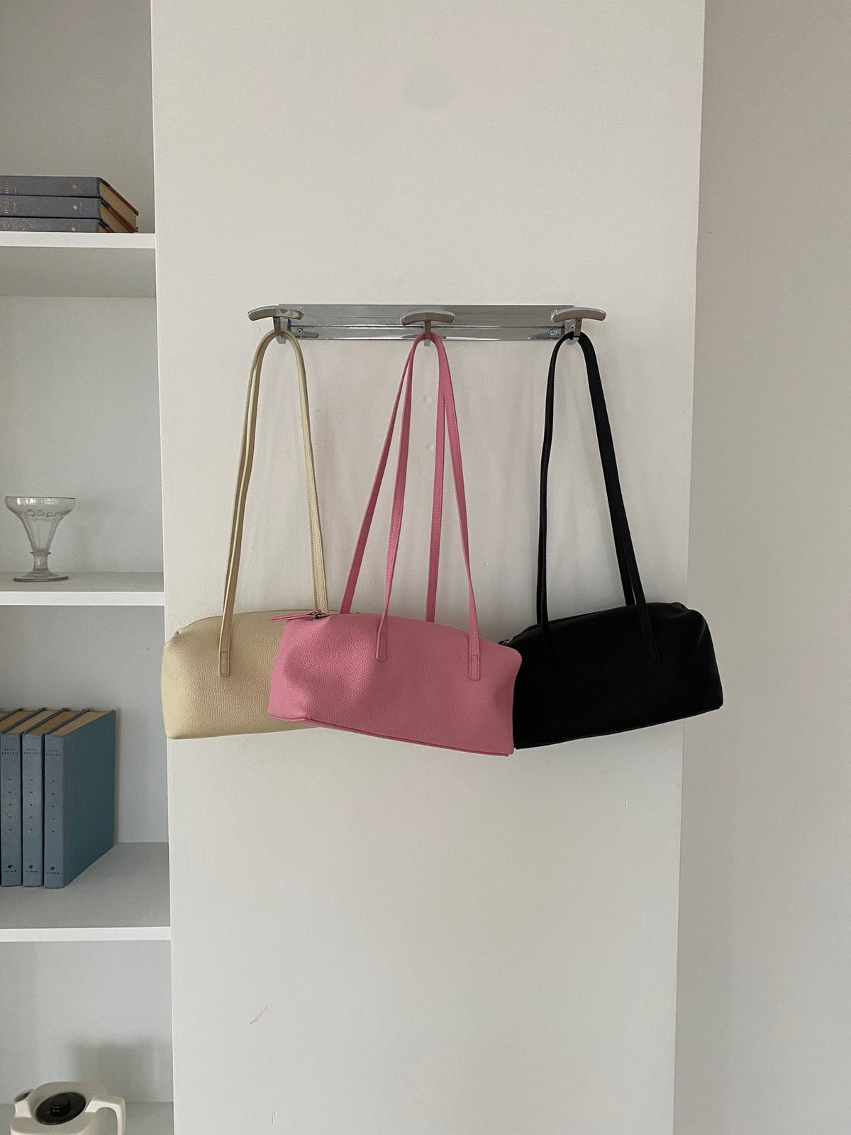 [100% COWHIDE LEATHER] MILO PUFF MINI BAG