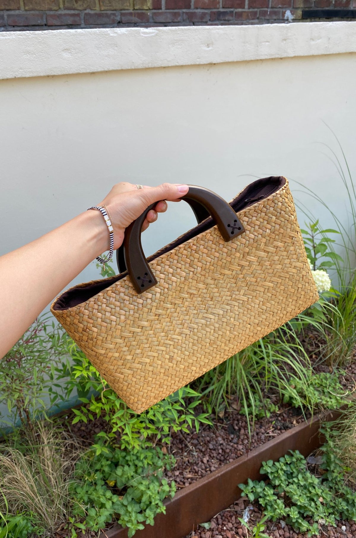 [REAL BAMBOO] NARA WOOD HANDLE BAMBOO BAG