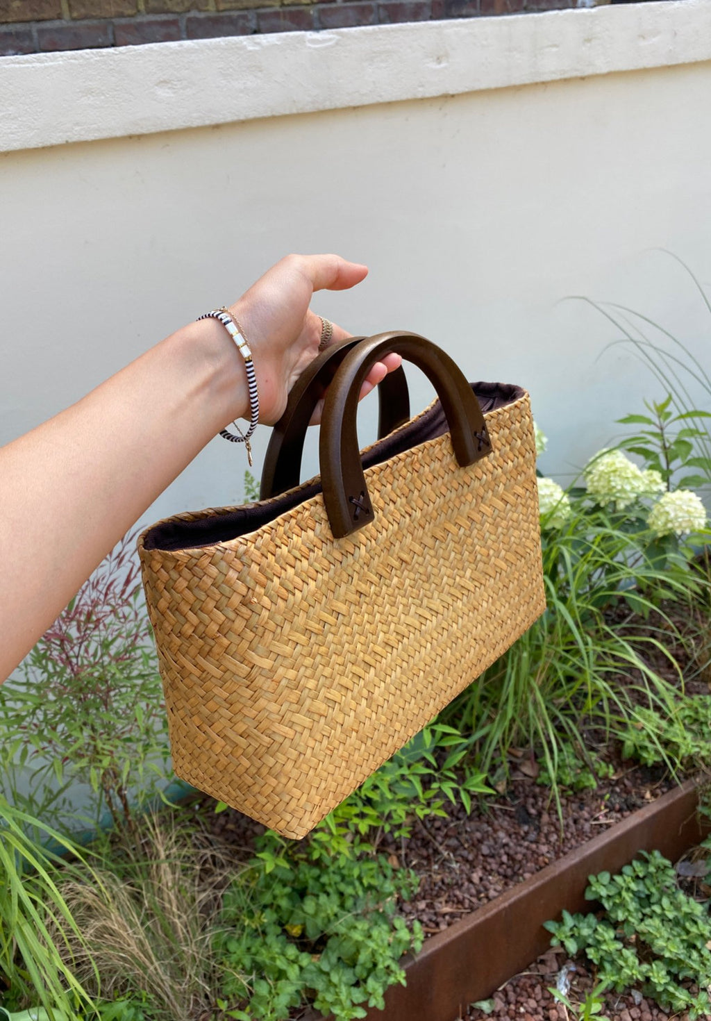 [REAL BAMBOO] NARA WOOD HANDLE BAMBOO BAG