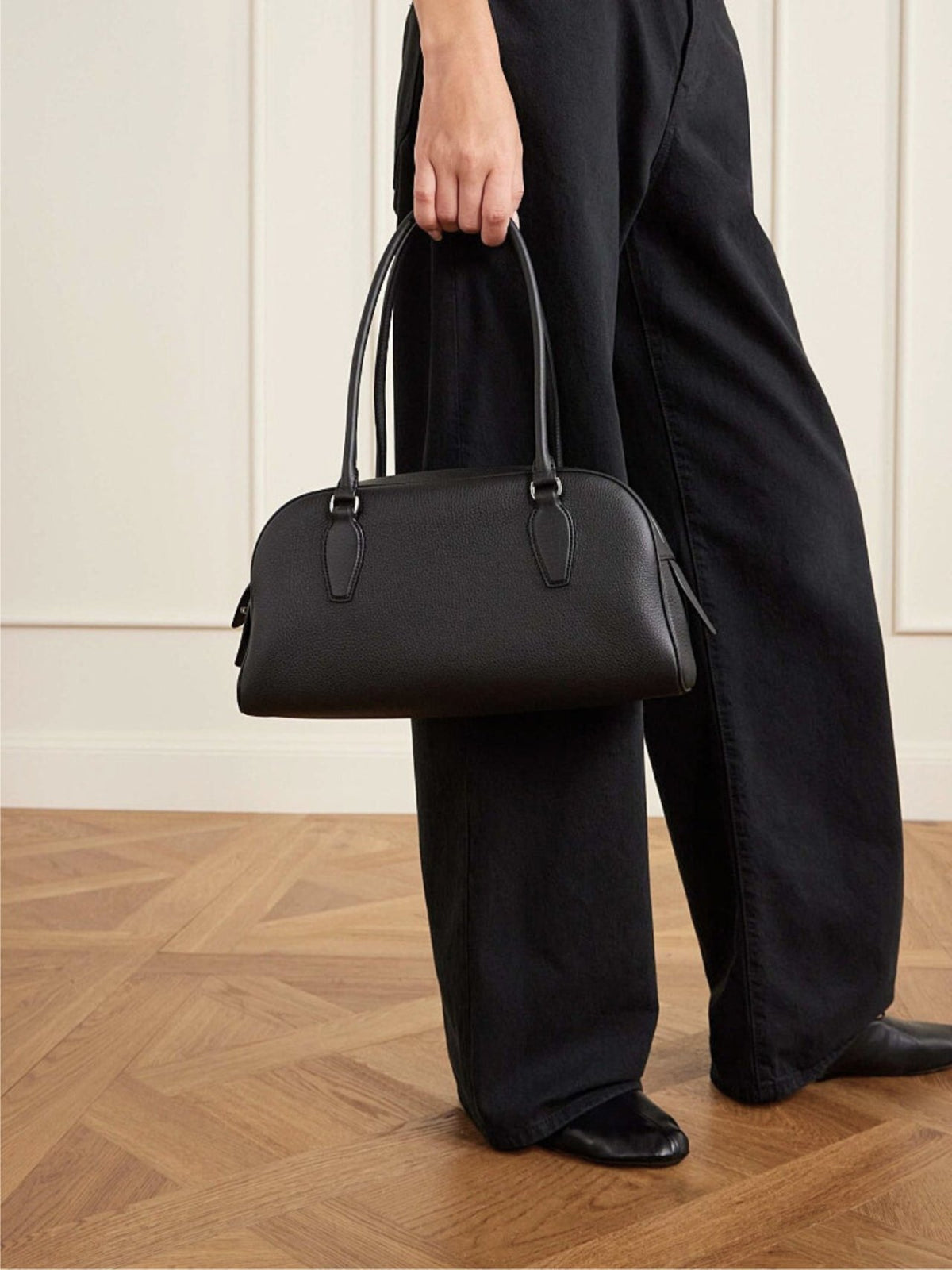 [100% COWHIDE LEATHER] ROEN BOSTON SHOULDER BAG