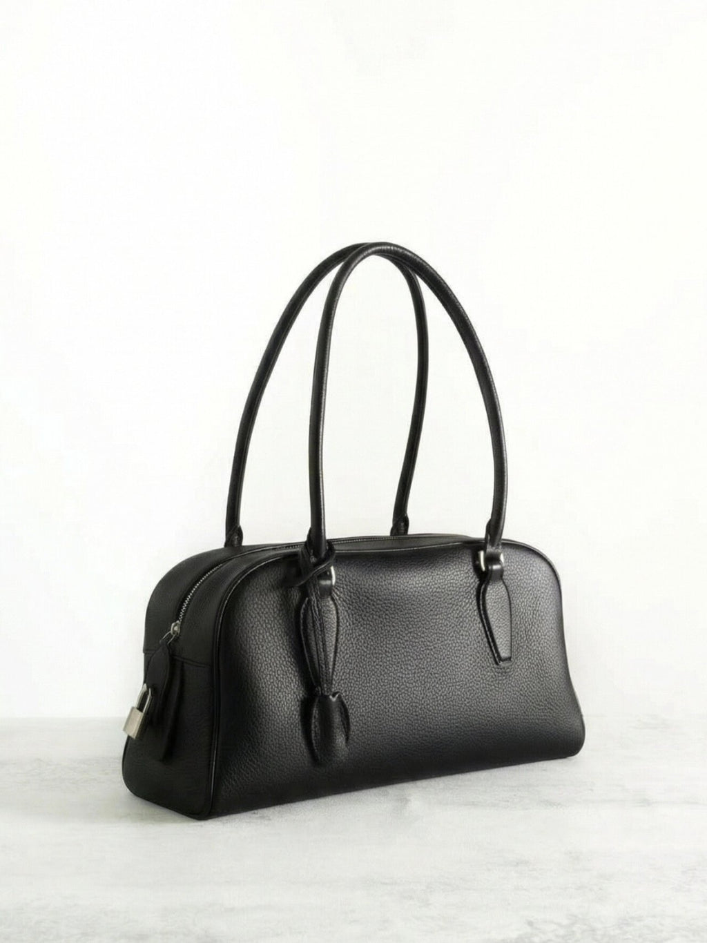 [100% COWHIDE LEATHER] ROEN BOSTON SHOULDER BAG