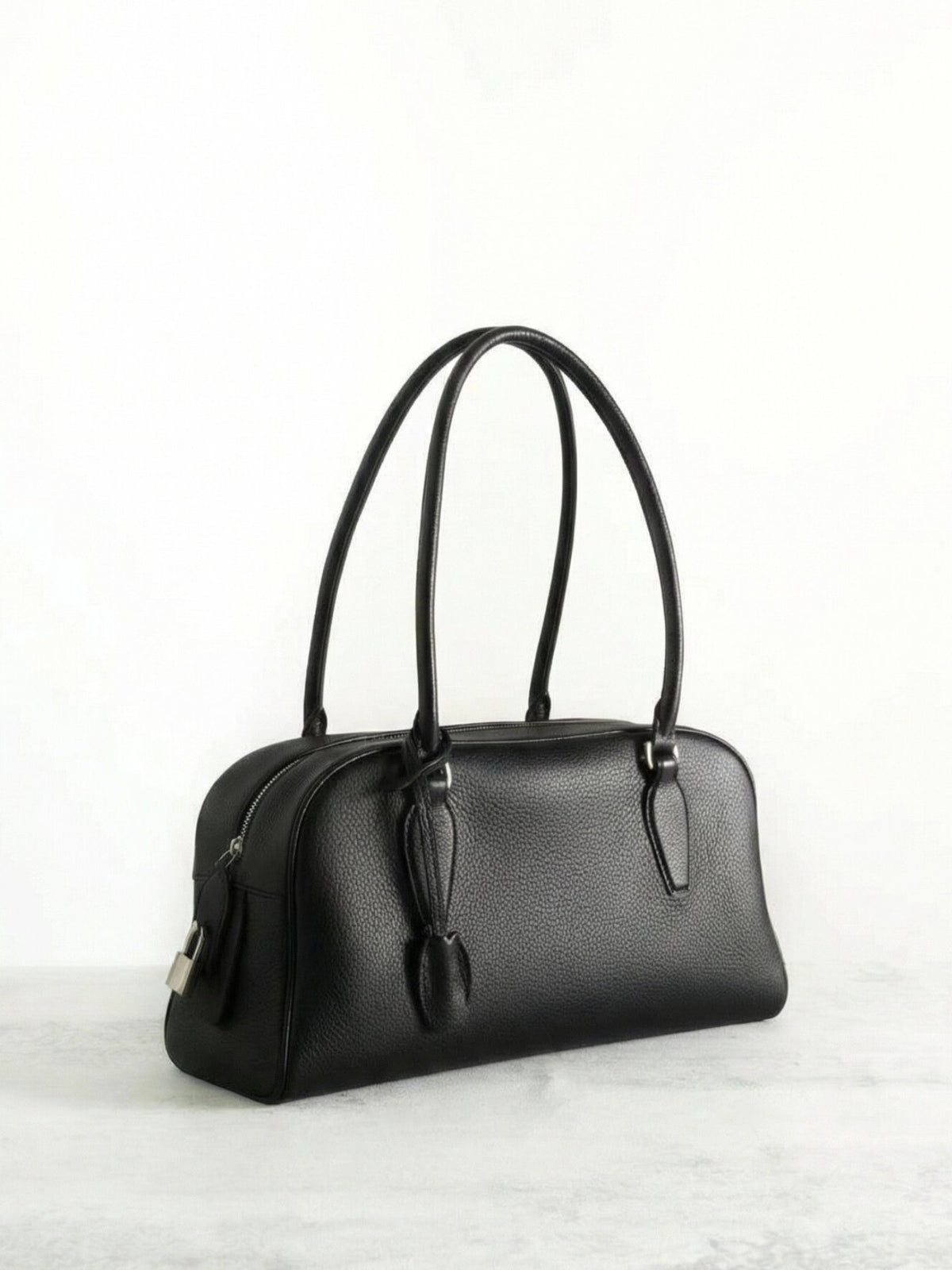 [100% COWHIDE LEATHER] ROEN BOSTON SHOULDER BAG