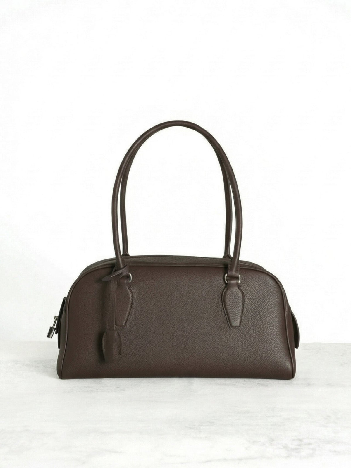 [100% COWHIDE LEATHER] ROEN BOSTON SHOULDER BAG