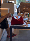 [100% COWHIDE SUEDE] RUE SUEDE DROP BAG