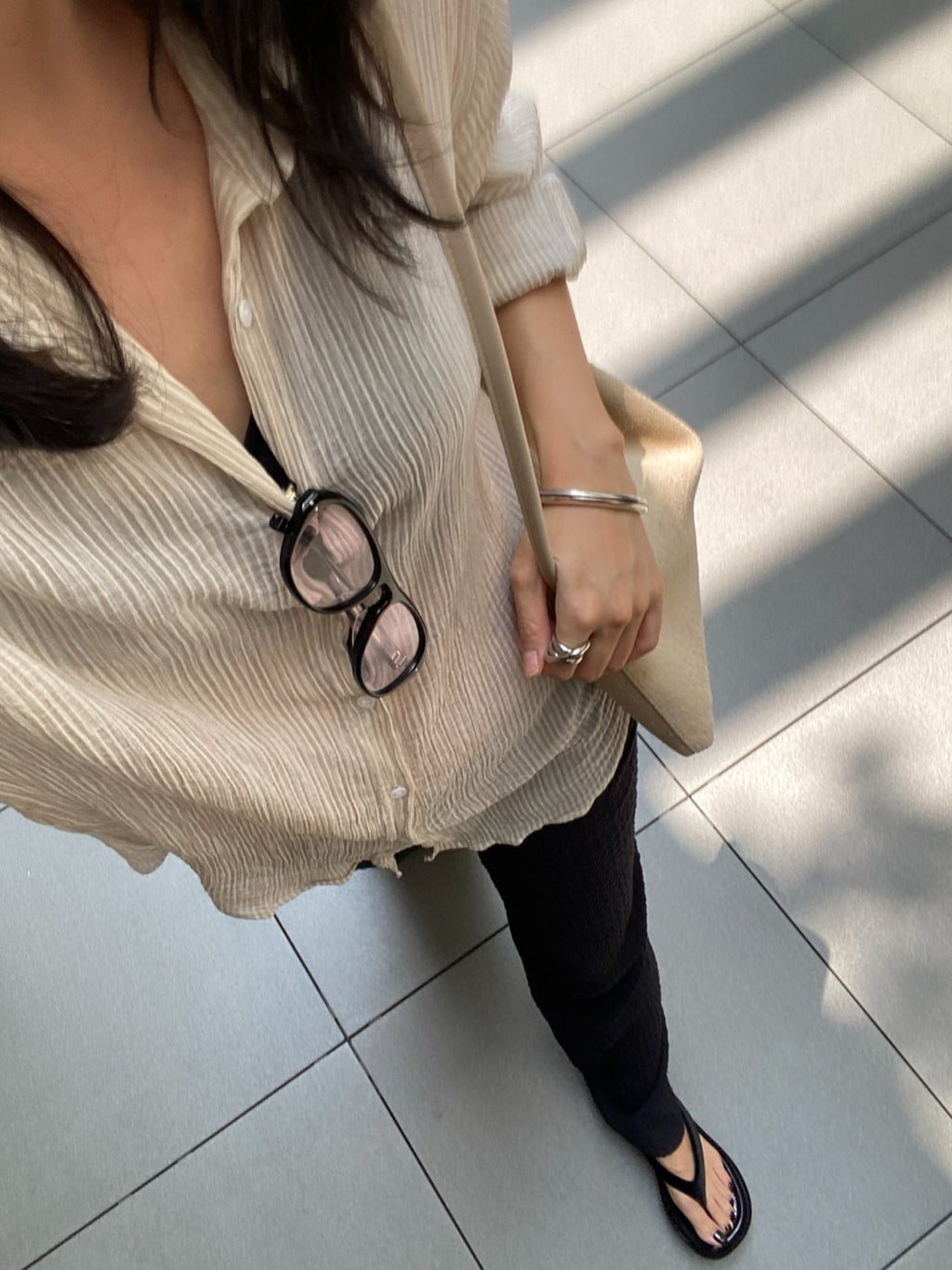 [100% COWHIDE SUEDE] RUE SUEDE DROP BAG