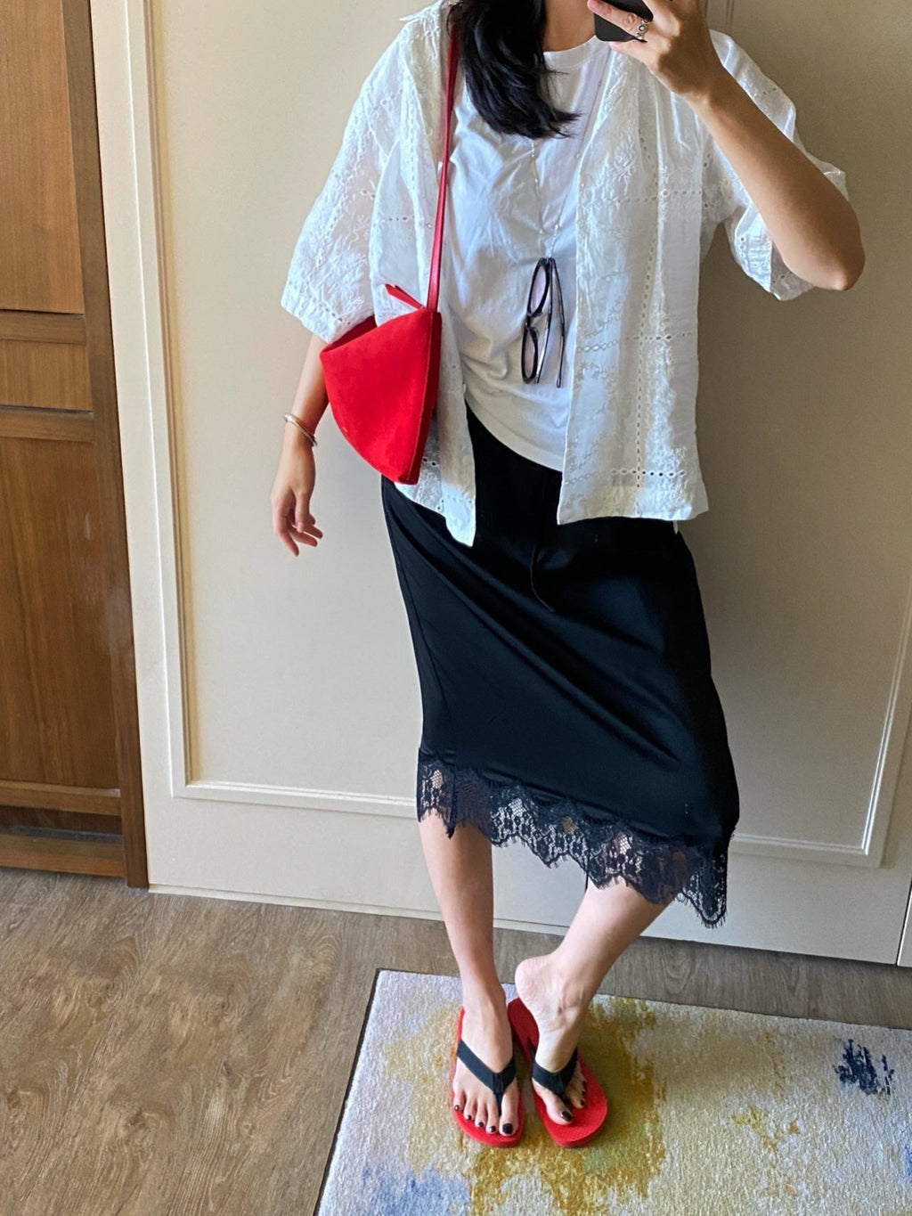 [100% COWHIDE SUEDE] RUE SUEDE DROP BAG