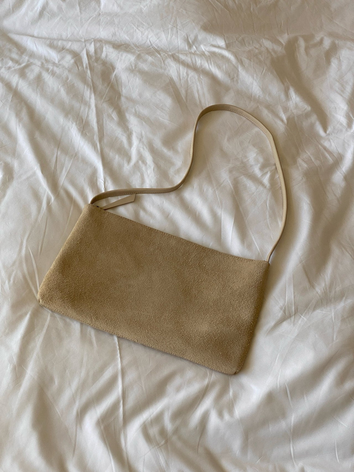 [100% COWHIDE SUEDE] RUE SUEDE DROP BAG
