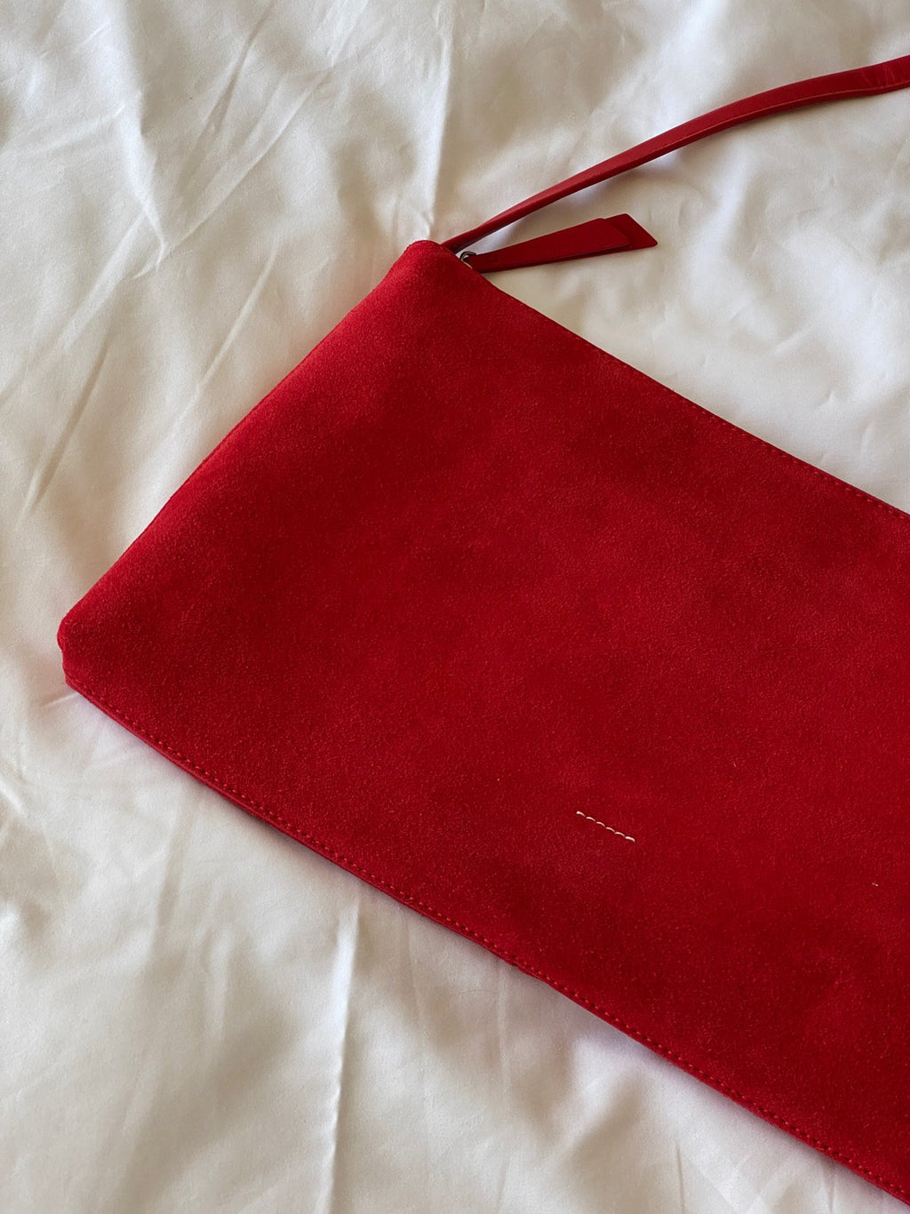 [100% COWHIDE SUEDE] RUE SUEDE DROP BAG