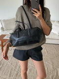 [100% COWHIDE LEATHER] ARDEN CROCO SHOULDER BAG