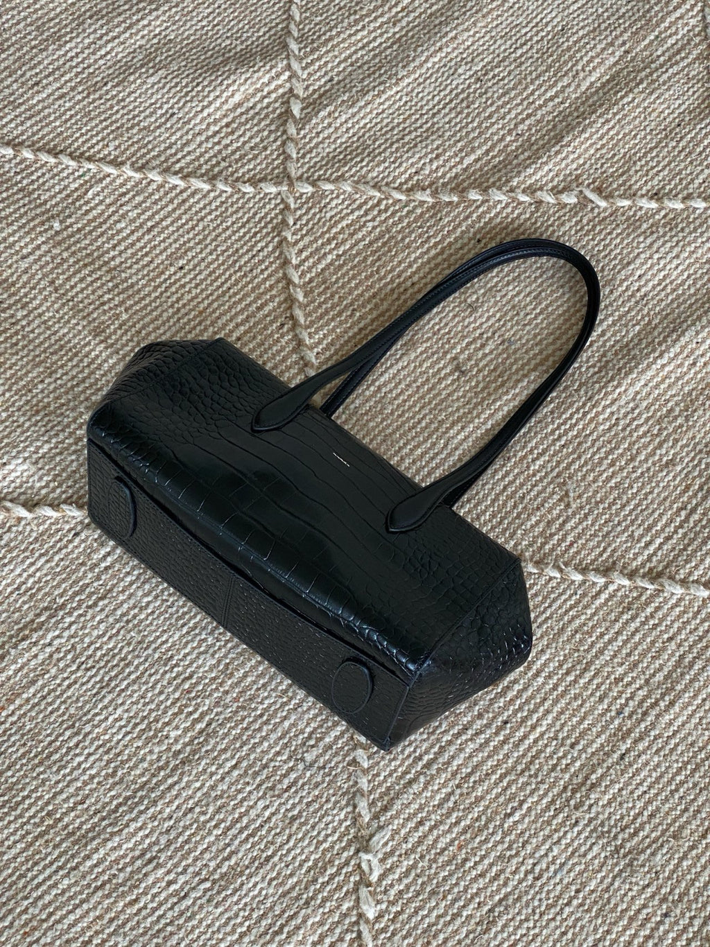 [100% COWHIDE LEATHER] ARDEN CROCO SHOULDER BAG